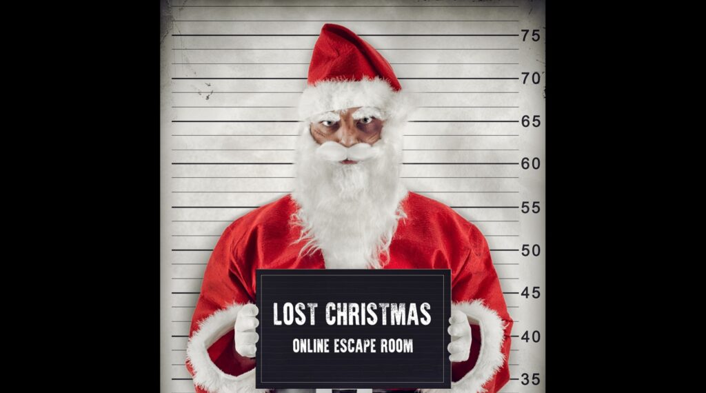 Als Weihnachtsmann verkleideter Verbrecher